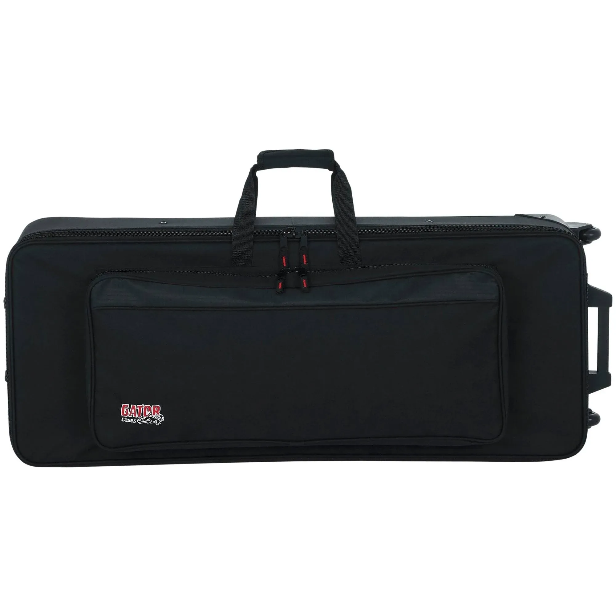 Gator Lightweight Case with Retractable Pull Handle and Wheels Fits Standard 49 Note Keyboards and Electric Pianos (GK-49)