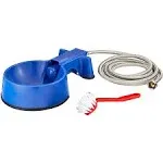 Water Bowl with 10 foot Long Stainless Steel Hose