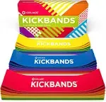 KICK BANDS Chair Bands for Kids with Fidgety Feet - Fidget Chair Bands for Kids 24-Pack - Kickbands ADHD Band for Classroom Chairs & Desks - Solace Sensory Kickband (RAINBOW)