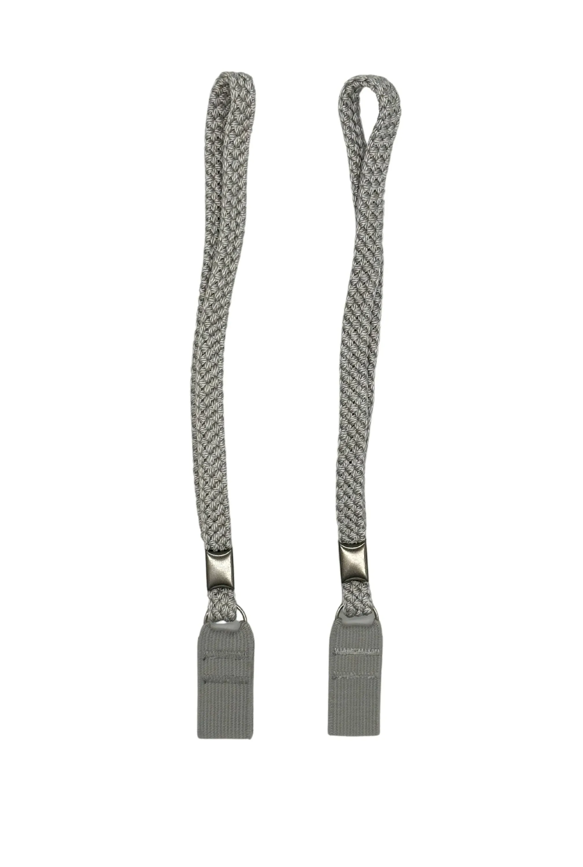 Classy Canes Light Grey Wrist Straps - Pair