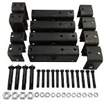 Trailer triple axle hanger kit for 2&#034; wide slipper spring