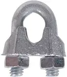 Hardware Essentials 310218 (5/16-inch) 25 Pack Wire Rope Clip, 5/16 Inch, Zinc-Plated, 25