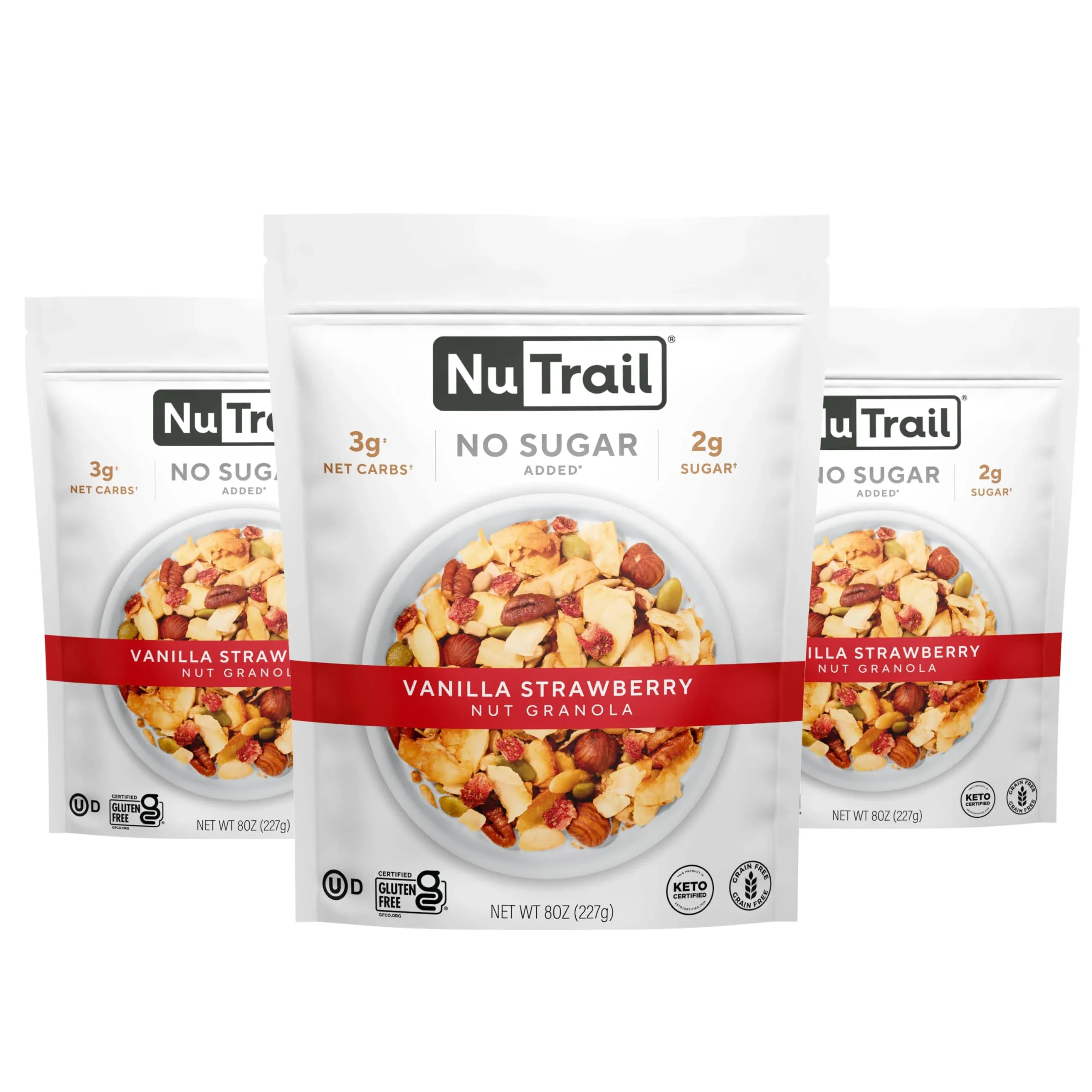 Nutrail Vanilla Strawberry Nut Granola