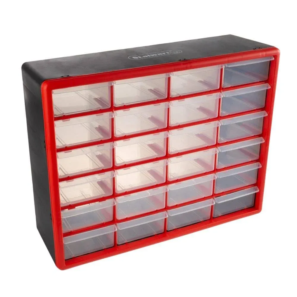 Plastic Storage Drawers - 39-Drawer Screw Organizer - Craft Cabinet for... 