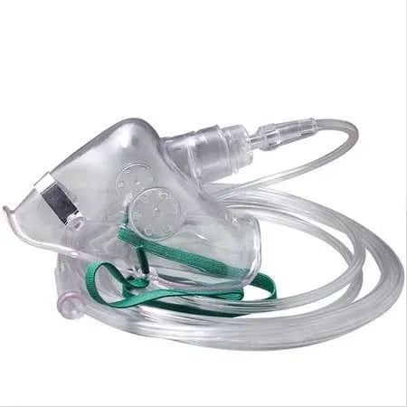 yuwell Adult Oxygen Mask with 6.6' Tubing - Soft - XL Size - 3 Pack