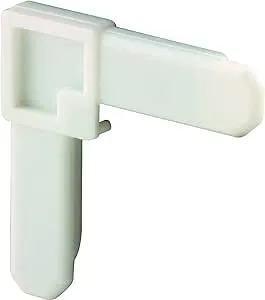 Prime-Line MP7720-50 Screen Frame Corner, 1/4 In. x 3/4 In., White Plastic, 50 count (Pack of 1)