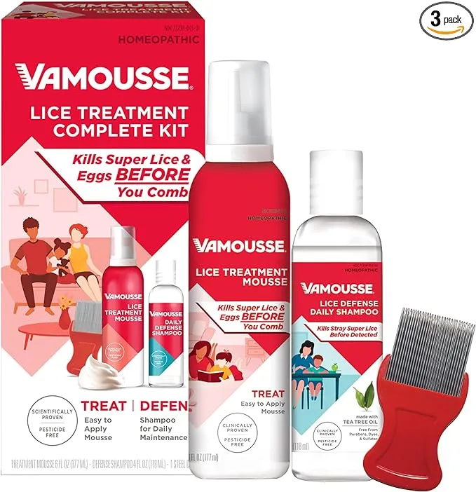 Vamousse Complete Lice Kit