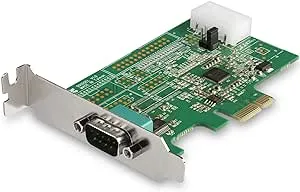 StarTech.com 1-Port PCI Express RS232 Serial Adapter Card PEX1S953LP