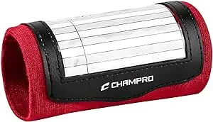 CHAMPRO Wristband Playbook; Single, Adult, Black (Wristband Size : 6.75 x 4.25) (Window Size : 5" x 3")