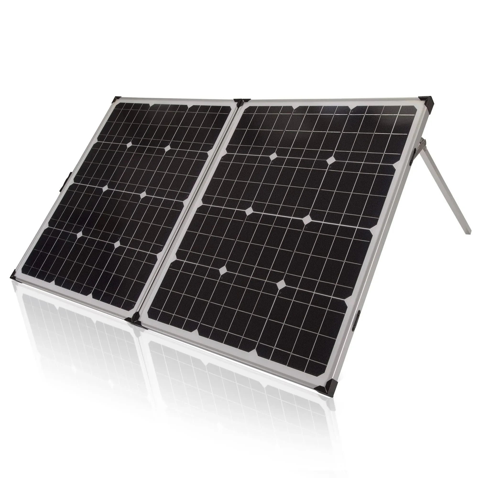 4Patriots: 100-Watt Solar Panel - Foldable, 2 Panels for 2X Power - 12V