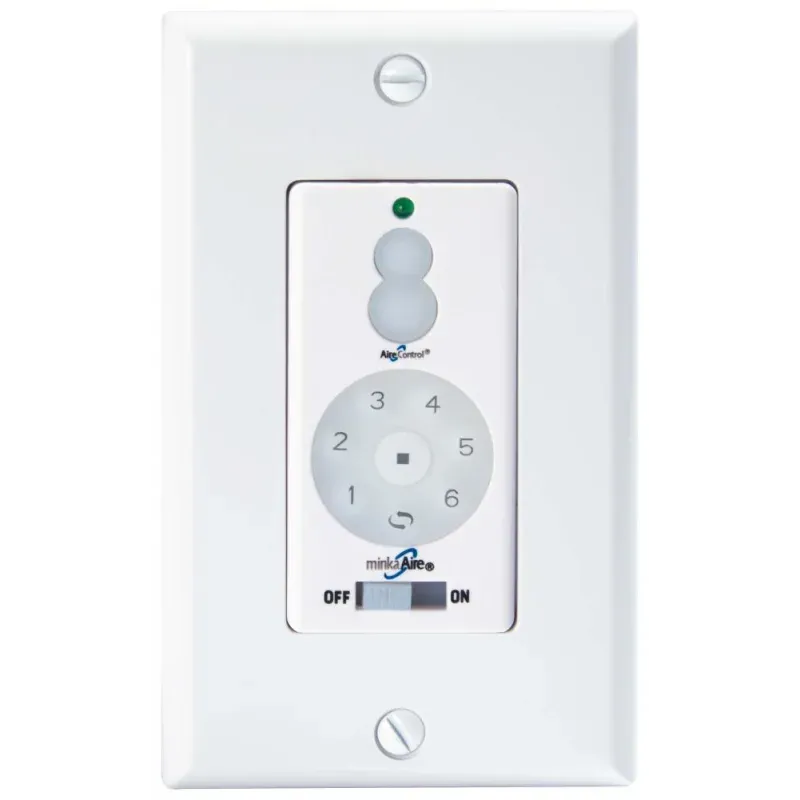 Minka Aire WC600 DC Wall Control or Remote w/Full Function, White