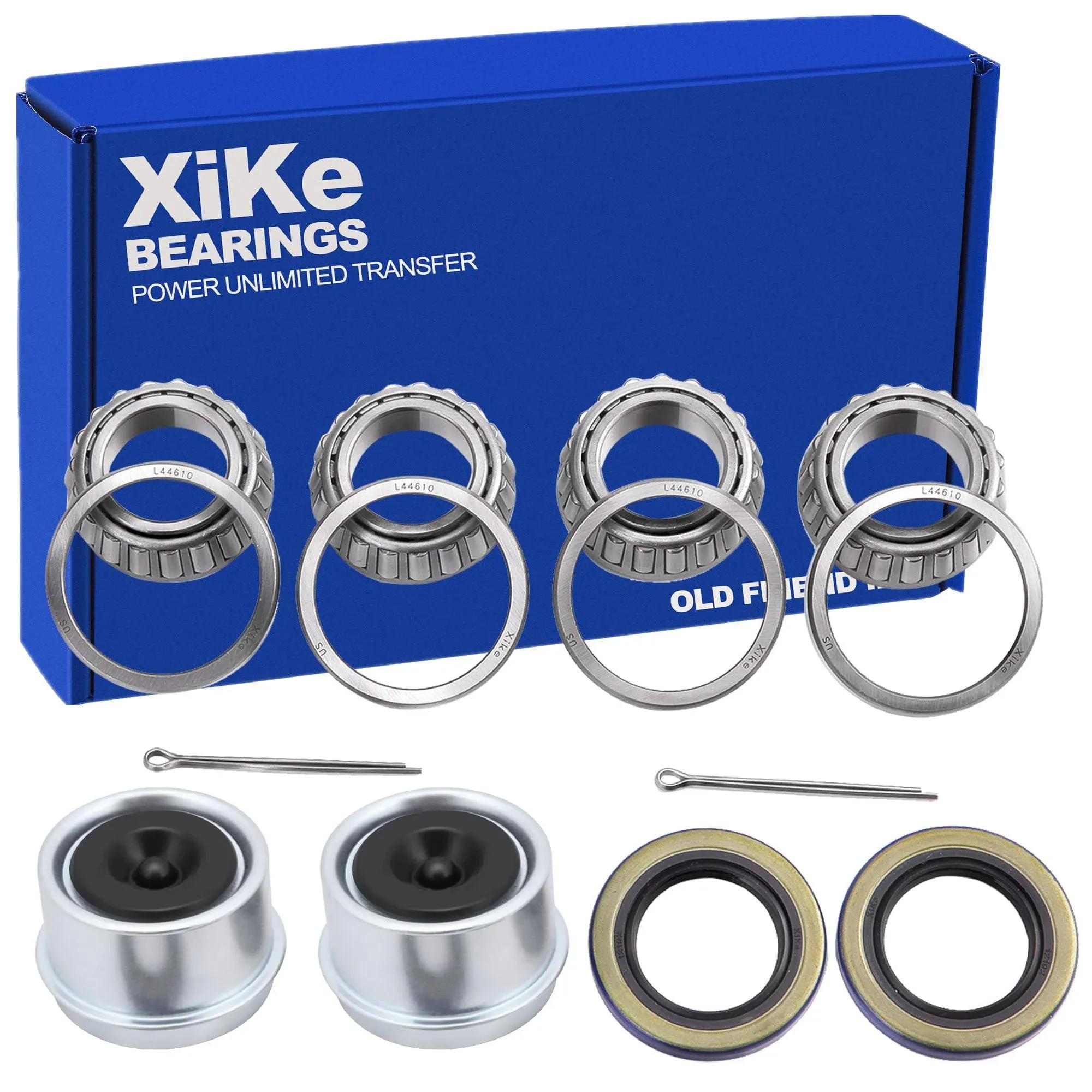 XIKE 2 Set Fits for 1&#039;&#039; Axles Trailer Wheel Hub Bearings Kit L44643/L44610