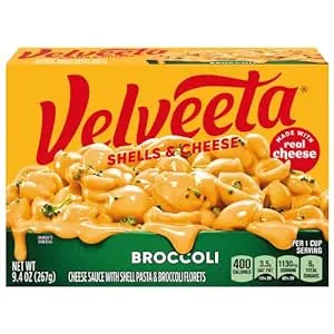 Velveeta Shells & Cheese with Broccoli Florets