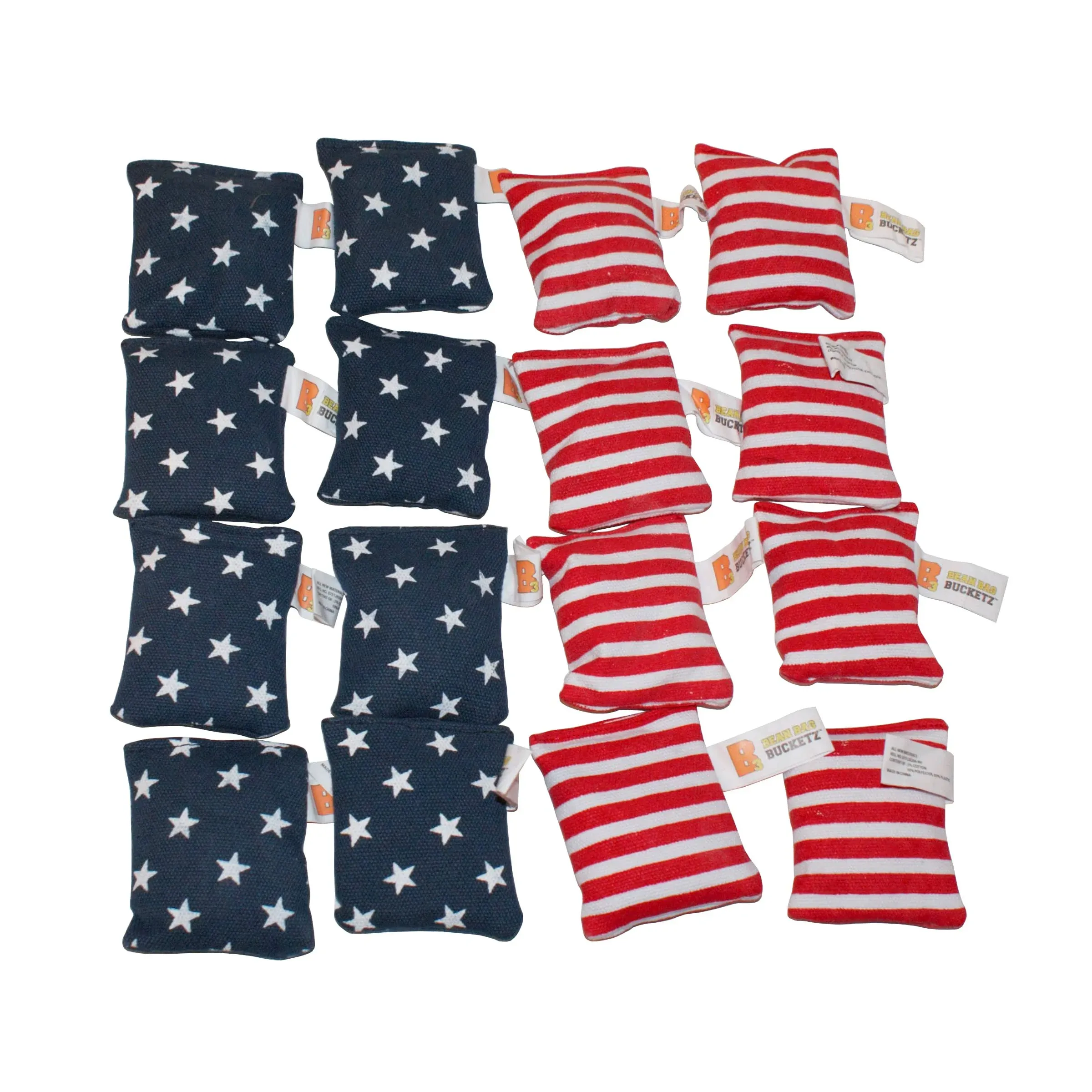 B3 Bean Bag Bucketz Stars And Stripes Bean Bags In Open Misce