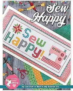 It's Sew Emma Cross Stitch Pattern-Sew Happy