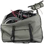 CamGo 20 inch Folding Bike Bag - Waterproof Bicycle Travel Case Outdoors Bike Transport Bag for Cars Train Air Travel Army Green 20 inch