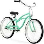 Firmstrong 24 inch Urban Lady 3 Speed - Women's Beach Cruiser Bike Mint Green