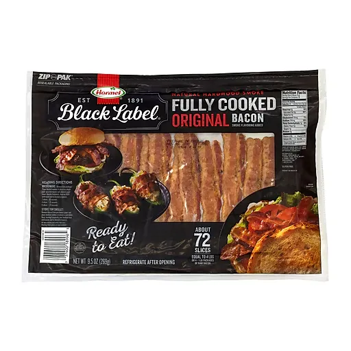 Hormel Black Label Fully Cooked Bacon