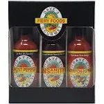 Dave&#39;s Gourmet Fiery Foods Super Hot Sauce Gift Set 3-Pack / 5 Oz. Each