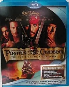 Pirates of the Caribbean: The Curse of the Black Pearl (Blu-ray, 2003) New