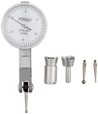 Fowler 52-562-775-0, Horizontal Test Indicator With 0-0.030" Measuring Range (White)