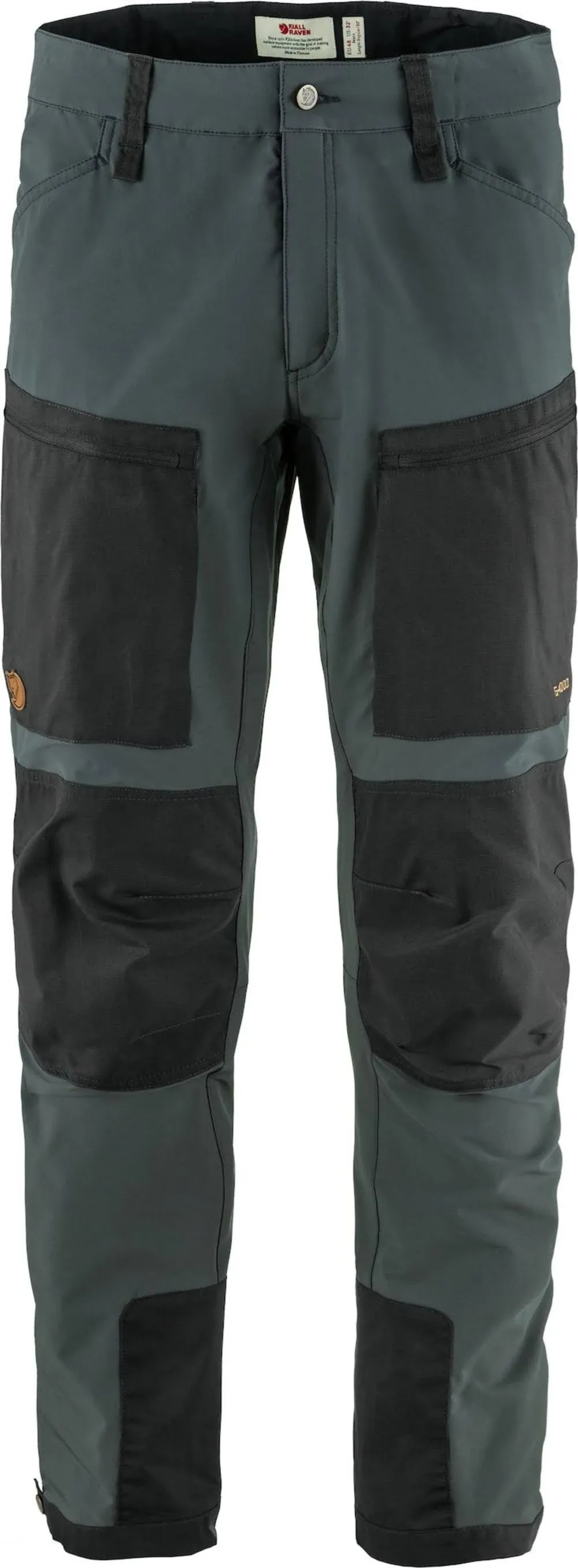 Fjallraven Men's Keb Agile Trousers, Size 36, Basalt/Iron Grey