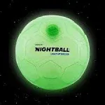 Nightball Light Up Soccer Ball - Glow in The Dark Soccer Ball - Glow Soccer for Kids 8-15 - Soccer Gift - Sports Gift Idea for Boys 8 9 10 11 12 13 14 15 - Gift Ready Box and Pump Included