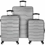 Elite Luggage EL09075E Omni 3 Piece Hardside Spinner Luggage Set  Teal