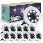 Cvosua Solar Outdoor Lights 12Packs, Solar Lights for Outside, Waterproof, Solar Garden Lights Landscape Lighting, in Ground Lights for Patio