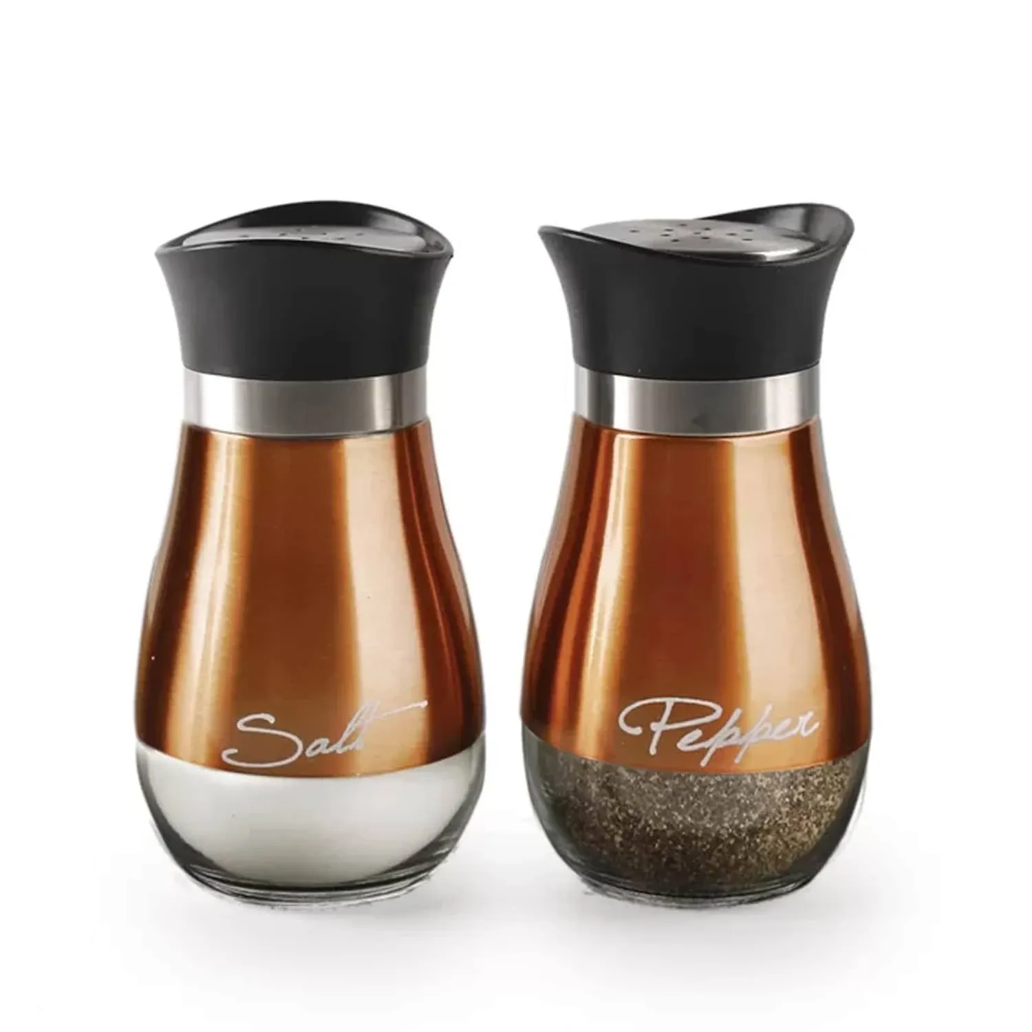 Circleware Cafe Contempo Salt and Pepper