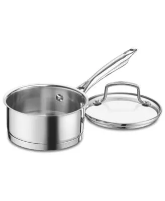 Cuisinart Professional Stainless Saucepan with Cover, 3-Quart, Stainless Steel