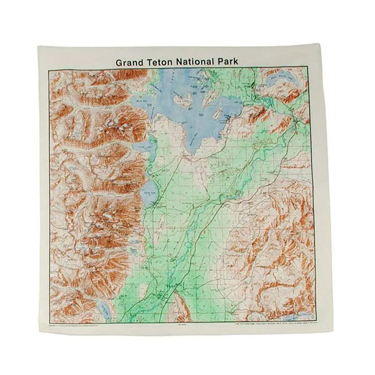 The Printed Image National Parks Topo Bandana