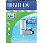 Brita 35618 On Tap Faucet Mount 1 Liter Water Chrome Filter System