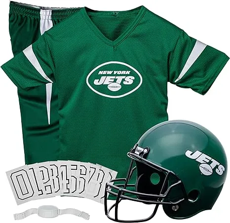 Franklin Sports NFL Youth Football Uniform Set for Boys & Girls - Includes Helmet, Jersey & Pants with Chinstrap + Numbers