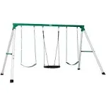 Backyard Discovery Big Brutus Heavy-Duty Metal A-Frame Swing Set