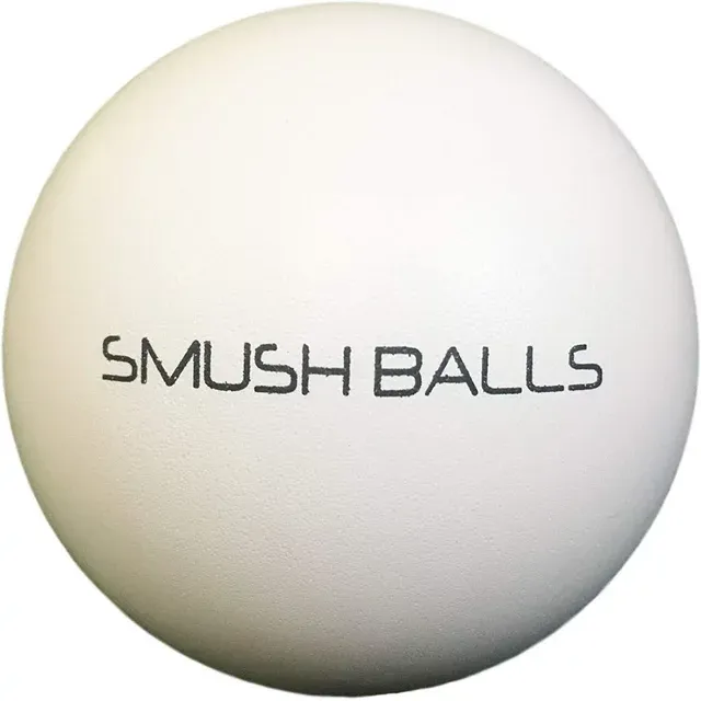 SMUSH BALLS - The Ultimate Anywhere Batting Practice Baseball Softball Training Ball (White, 48-Pack)