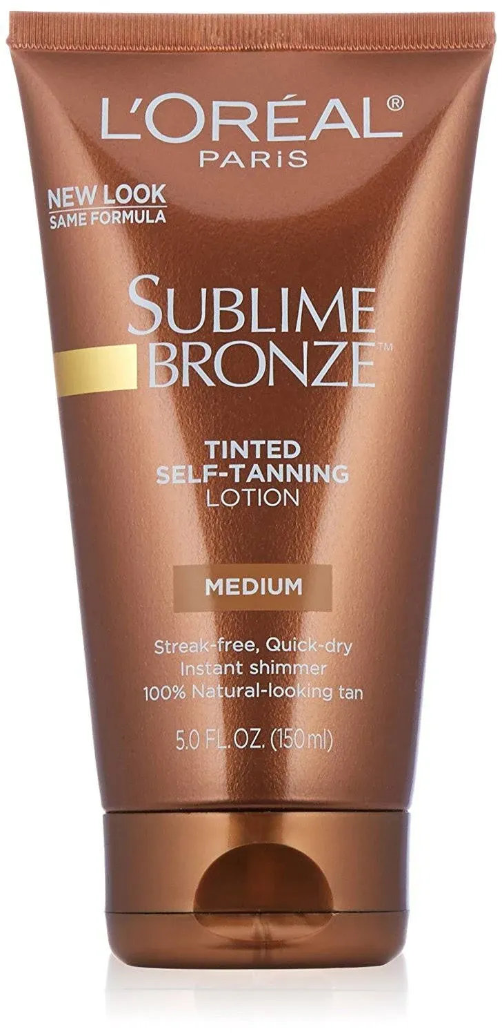 L&#039;Oreal Paris Sunless Tanning Medium Natural Lotion Sublime Bronze Tinted Self