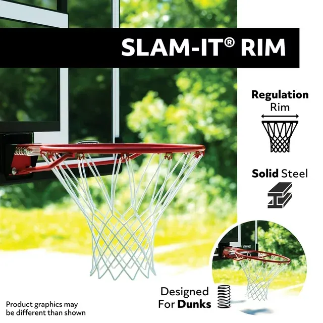 Lifetime 5820 Slam-It Basketball Rim, Orange