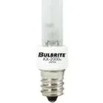 Bulbrite KryptonXenon 60 Watt Frost Light Bulb E12 Base Soft White 2700K 473061