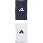 Adidas interval Large Reversible 2.0 Wristband, Collegiate Navy/White