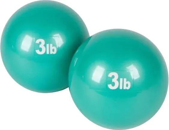 Trademark Innovations Weighted Toning Exercise Ball - Set of 2