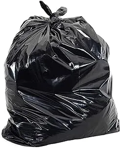 Ultrasac 32 Gallon 1.1 MIL Black Trash Bags - 33" x 44" - Pack of 150 - For Kitchen & Outdoor