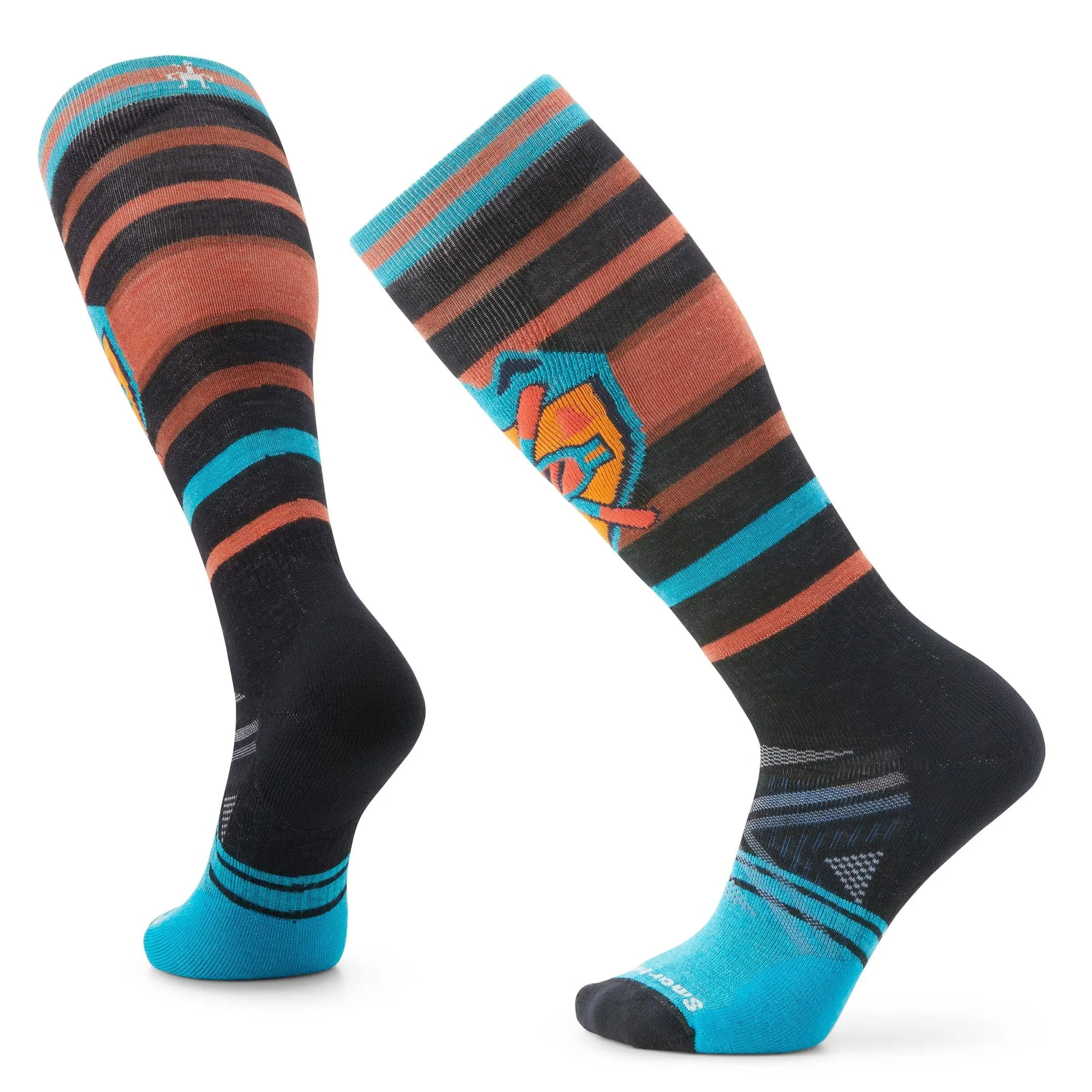 Smartwool | Ski | Full Cushion Over the Calf Socks | Unisex | Alpine Edge Print