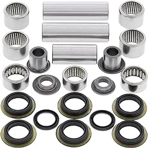 All Balls Racing 27-1011 Swing Arm Linkage Bearing Kit Compatible with/Replacement for Kawasaki KX65 2002-2019, Suzuki RM65 2003-2005