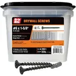 Grip-Rite #6 x 1-5/8-in Bugle Coarse Thread Drywall Screws (25-lb)