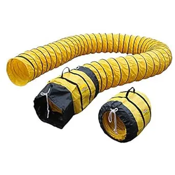 XPOWER 16DH15 PVC Extra Flexible Ducting Hose, -20 to 180 degrees F Temperature Range, 15' Length, 16" ID