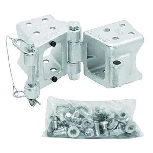 Fulton Fold-Away Bolt-On Hinge Kit 2&#034; x 3&#034; Trailer Tongues #HDPB230101