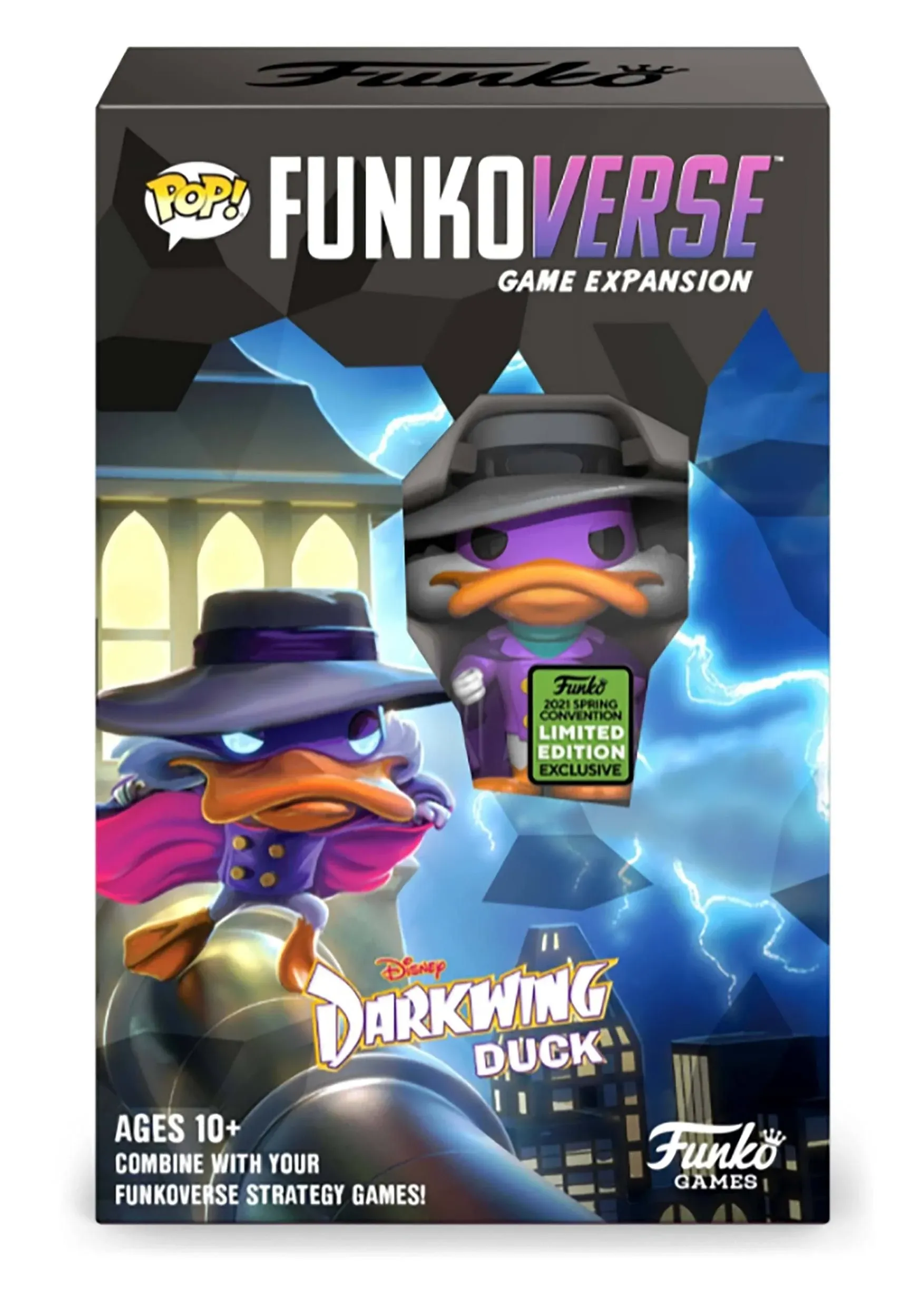 Pop Funkoverse Game Expansion Darkwing Duck 2021 Spring Convention Exclusive