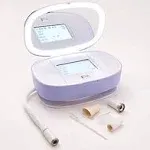 Trophy Skin UltradermMD - 3 in 1 Home Spa Microdermabrasion - Deep Skin Exfoliator Machine with Real Diamond and Pore Extractor Tips - Rejuvenate Face Skin and Even Out Skin Tone - Lilac