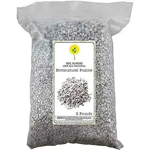 Horticultural Bonsai Pumice Soil Amendment 2 lb Supplement for Bonsai and Cactus Indoor Plants